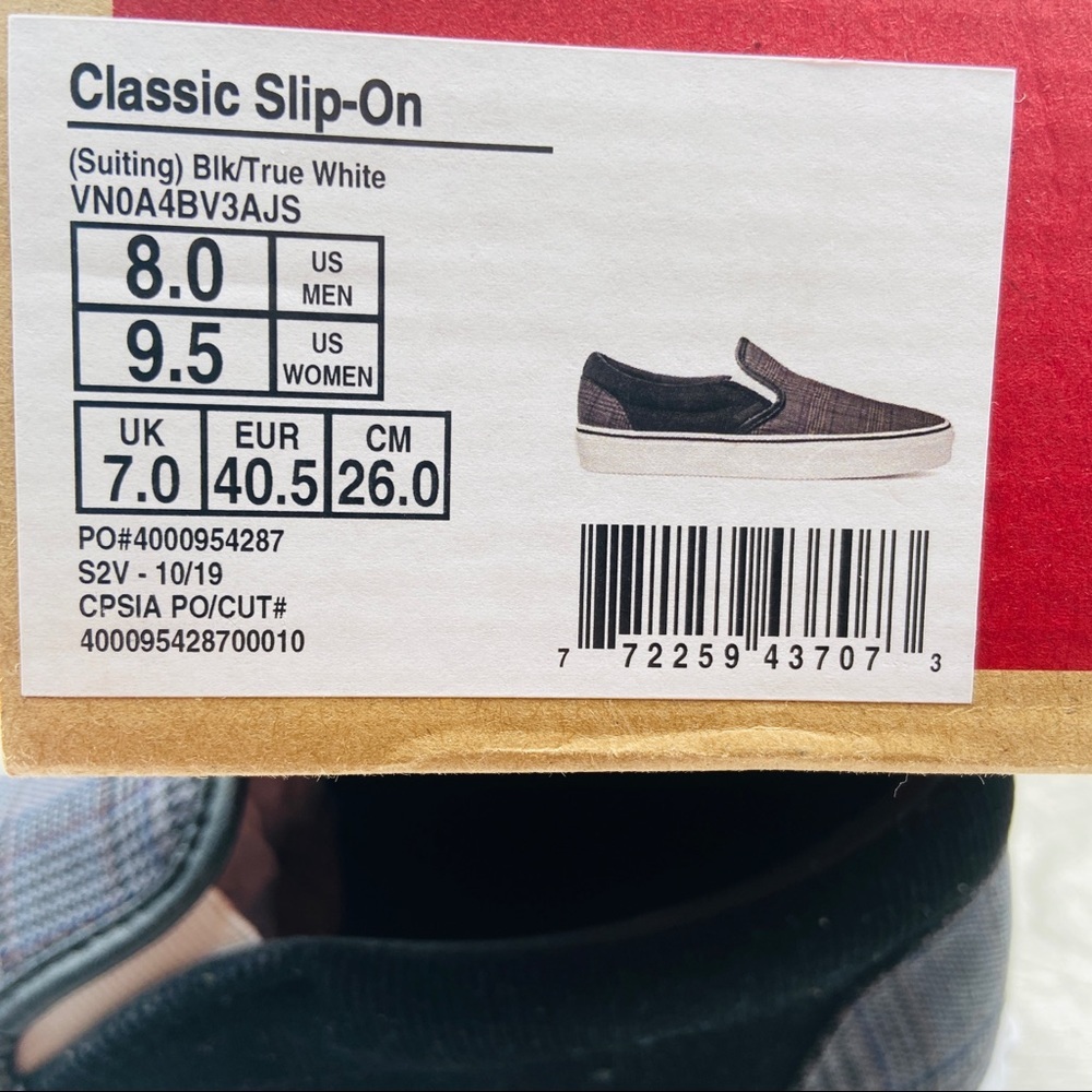 NWT Vans Classic Slip-on Suiting - Picture 6 of 6